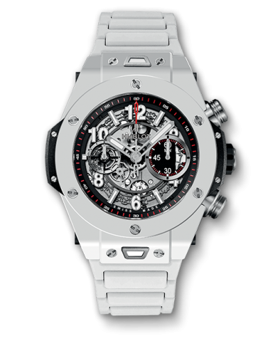 Hublot Big Bang Unico 45 White Ceramic / Bracelet : Ref Number 411.HX.1170.HX