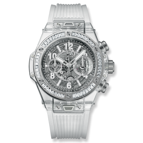 Hublot Big Bang Unico 45 Sapphire / Baguettes : Ref Number 411.JX.4802.RT.1904