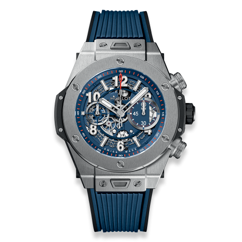 Hublot Big Bang Unico 45 Titanium / Blue : Ref Number 411.NX.5179.RX
