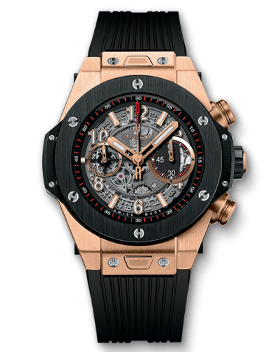 Hublot Big Bang Unico 45 King Gold / Ceramic / Black : Ref Number 411.OM.1180.RX