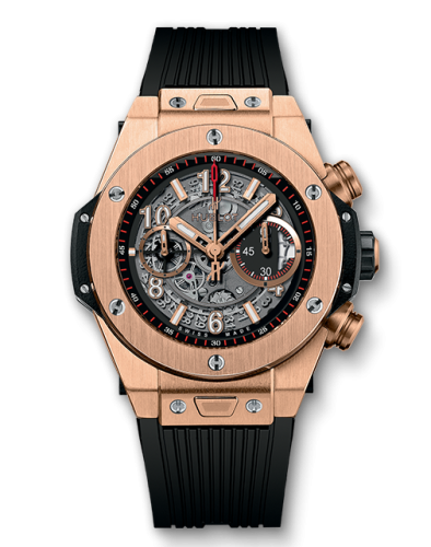 Hublot Big Bang Unico 45 King Gold / Black : Ref Number 411.OX.1180.RX