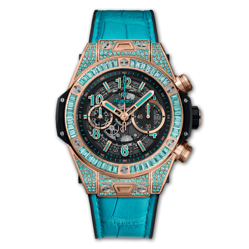 Hublot Big Bang Unico 45 King Gold / Paraiba : Ref Number 411.OX.1189.LR.0919