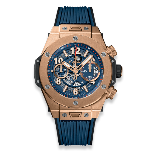 Hublot Big Bang Unico 45 King Gold / Blue : Ref Number 411.OX.5189.RX