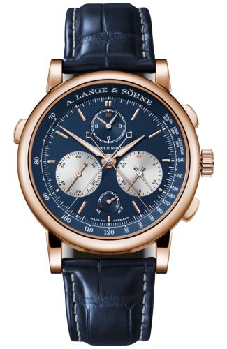 A. Lange & Sšhne Triple Split Pink Gold / Blue : Ref Number 424.037