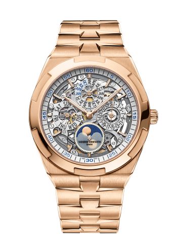 Vacheron Constantin Overseas Ultra-Thin Perpetual Calendar Pink Gold / Skeleton / Bracelet : Ref Number 4300V/120R-B547