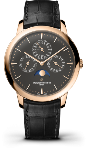 Vacheron Constantin Patrimony Perpetual Calendar Pink Gold / Anthracite : Ref Number 43175/000R-B343