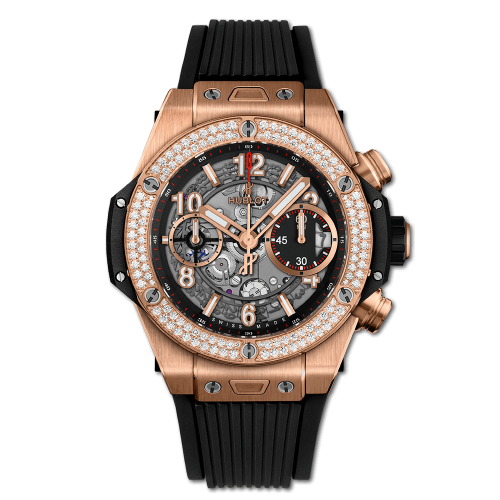 Hublot Big Bang Unico 42 King Gold / Diamond / Black : Ref Number 441.OX.1180.RX.1104