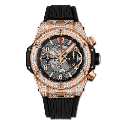 Hublot Big Bang Unico 42 King Gold / Pav̩ / Black : Ref Number 441.OX.1180.RX.1704