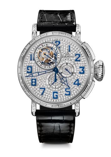 Zenith Pilot Type 20 Tourbillon Diamond : Ref Number 45.2430.4035/79.C714