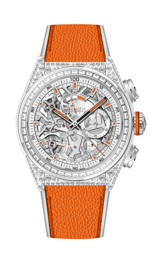 Zenith Defy El Primero 21 White Gold / Diamond / Skeleton / Fabric / Swizz Beatz : Ref Number 45.9001.9004/78.R581