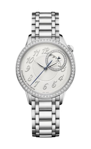 Vacheron Constantin Ìäg̩rie Self-Winding 35 Stainless Steel / Diamond / Silver / Bracelet : Ref Number 4605F/110A-B495