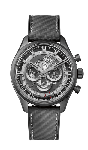 Zenith El Primero Chronomaster Skeleton 45 Ceramic / Strap : Ref Number 49.2520.400/98.R578