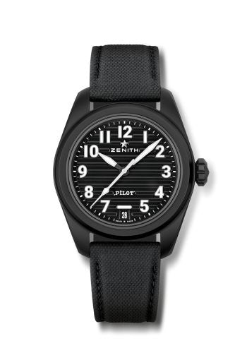Zenith PILOT Automatic Black Ceramic / Black : Ref Number 49.4000.3620/21.I001