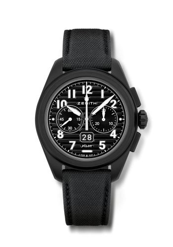 Zenith PILOT Big Date Flyback Black Ceramic / Black : Ref Number 49.4000.3652/21.I001
