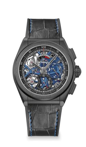 Zenith Defy El Primero 21 Black Ceramic / Skeleton / Alligator / Boutique Edition : Ref Number 49.9001.9004/78.R915