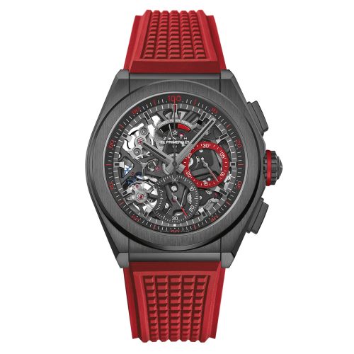 Zenith Defy El Primero 21 Black Ceramic / Skeleton / Cordura / Russia : Ref Number 49.9002.9004.68.R935