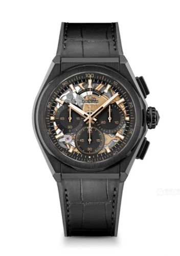Zenith Defy El Primero 21 Black Ceramic / Skeleton / Bracelet : Ref Number 49.9011.9004/18.R582