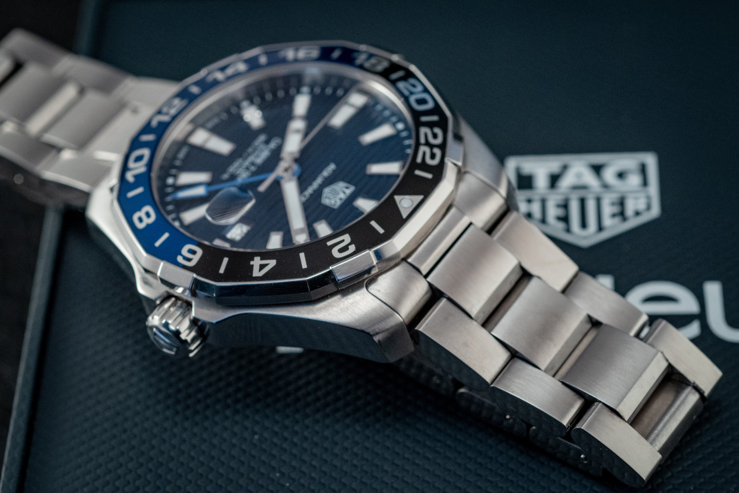 TAG Heuer 2023 Aquaracer 43MM Batman Box And Papers Ref WAY201T.BA0927