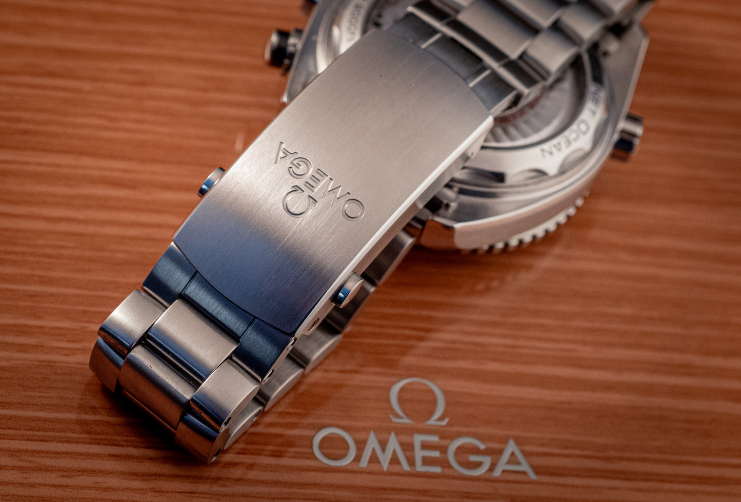 Omega Seamaster Planet Ocean Chronograph Ref 215.30.46.51.01.001 Box And Papers