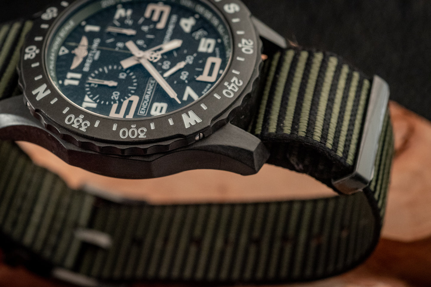 Breitling Endurance Pro Kelly Green 44MM Slater Strap 2022 Box And Papers Ref X82310