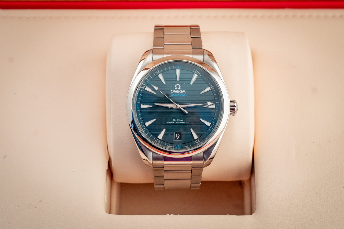 Omega Seamaster Aqua Terra Blue Dial 41MM 2024 Ref 220.10.41.21.03.001 Box And Papers