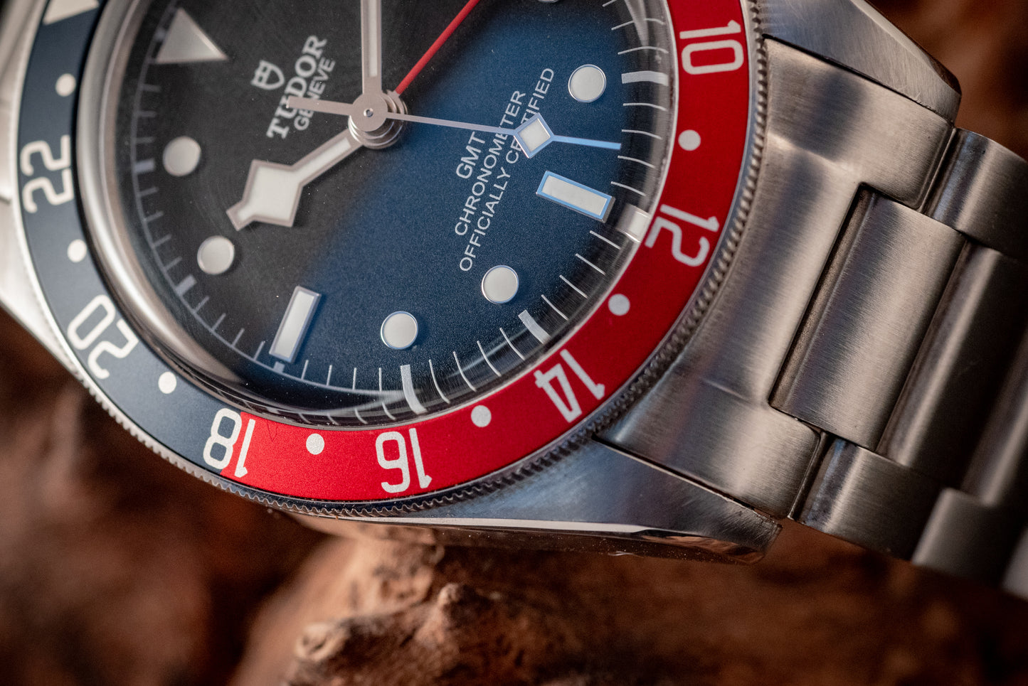 Tudor Black Bay GMT Pepsi 3 Straps Box And Papers Ref 79830RB
