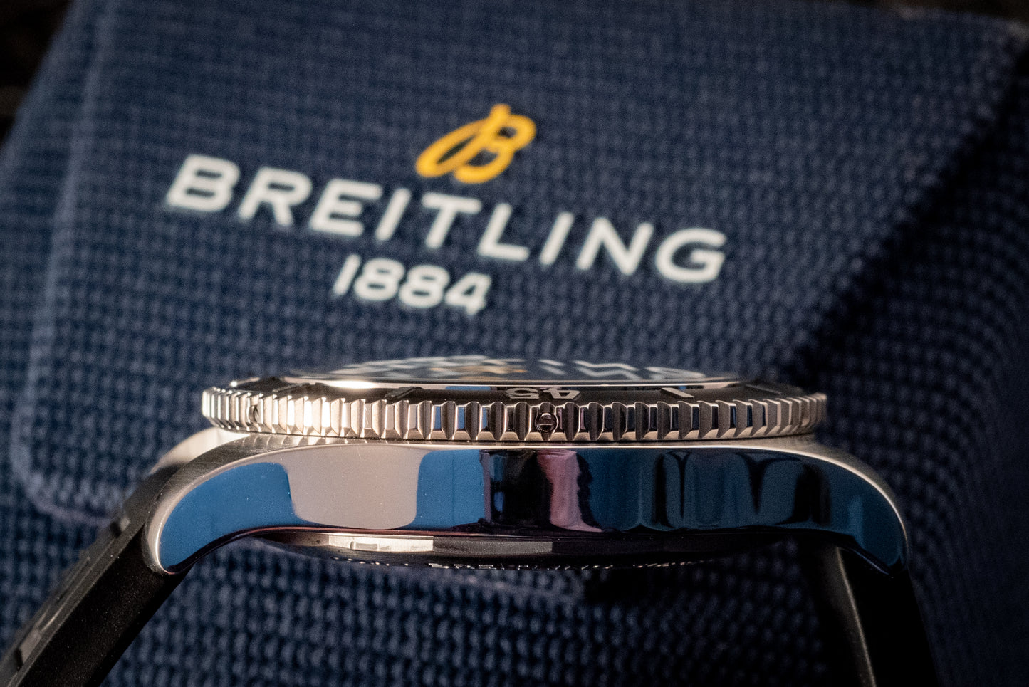 Breitling Superocean 42mm 2022 Service Paperwork Box And Papers Travel Pouch Ref A17366021B1S2