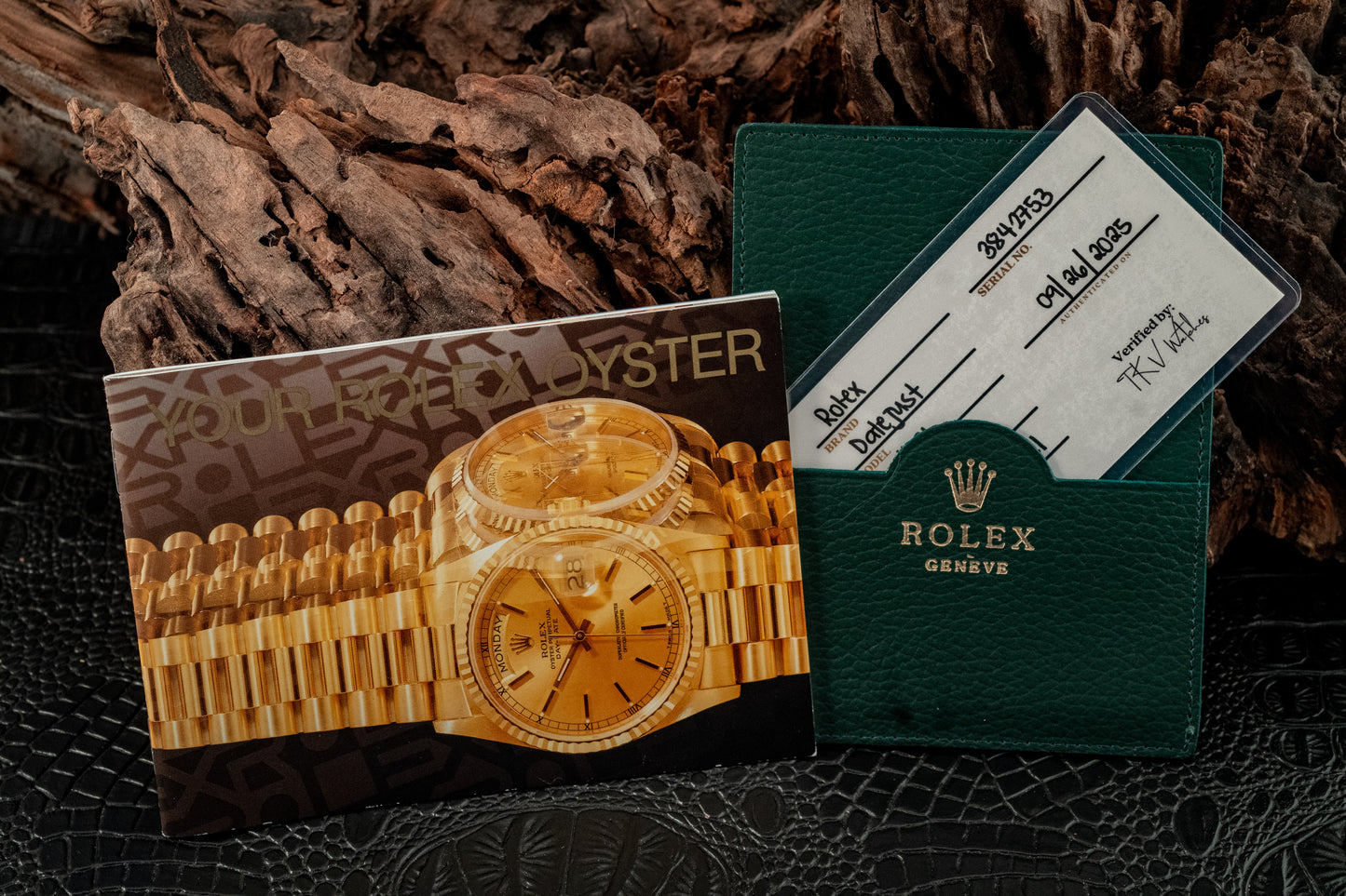 Rolex Datejust 36mm 18K White Gold And Steel Black Diamond Fluted Bezel Ref 1601