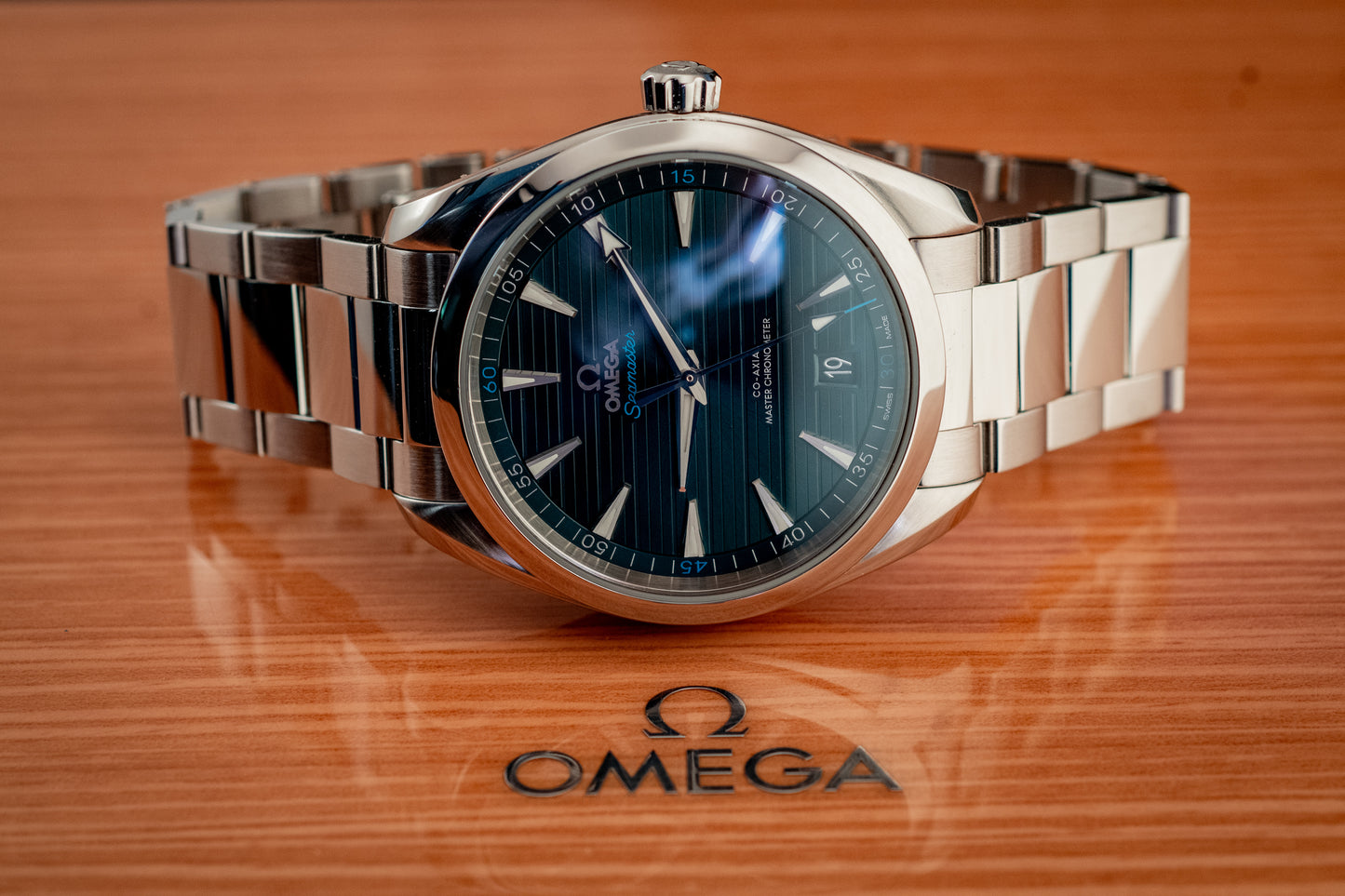 Omega Seamaster Aqua Terra Blue Dial 41MM 2020 Ref 220.10.41.21.03.001 Box And Papers