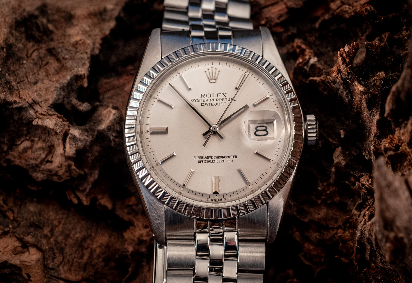 Rolex Datejust 36MM Stainless Steel Silver Dial Ref 1603