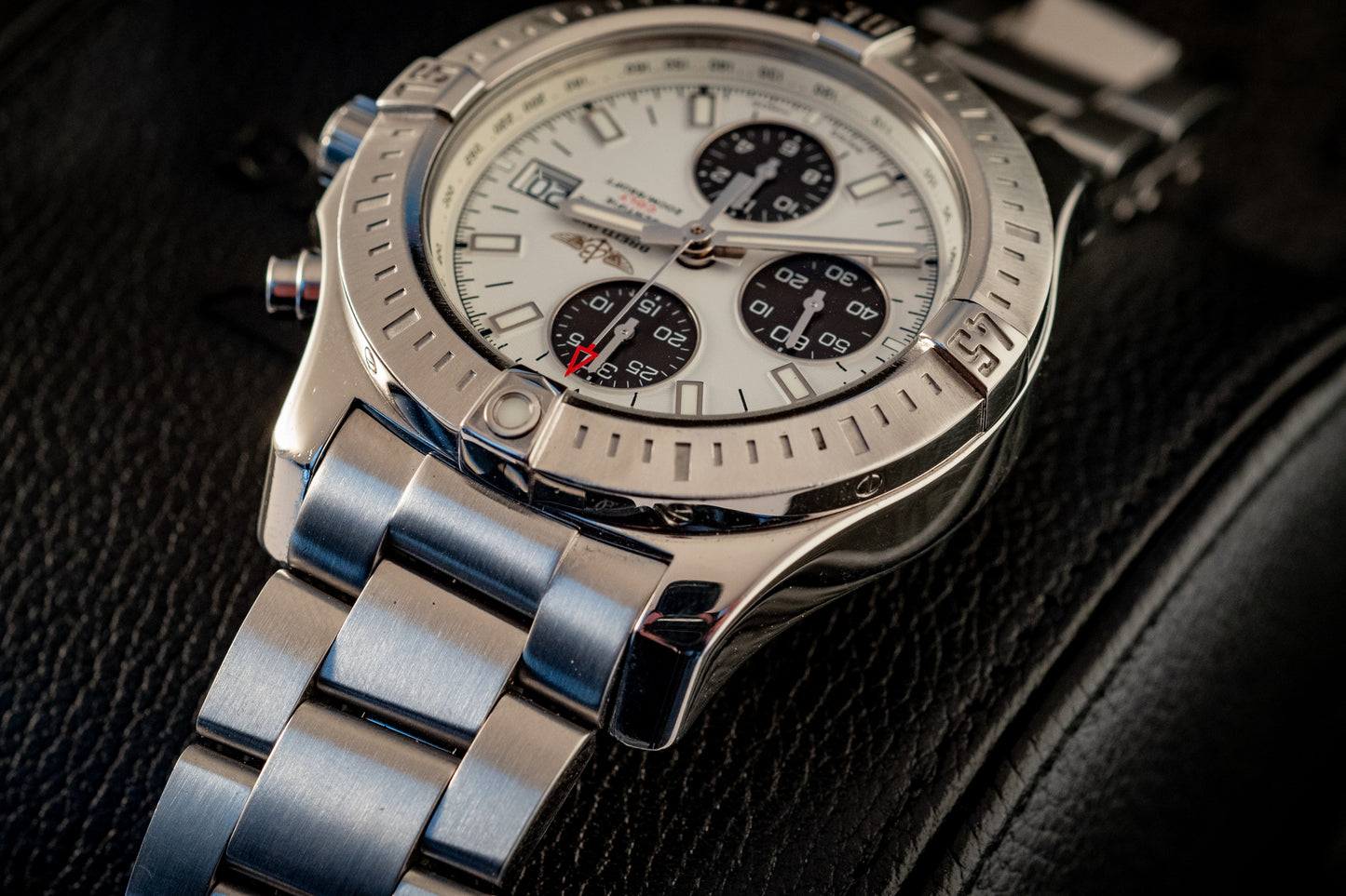 Breitling Colt Automatic Chronograph Box And Papers Extra Strap Ref A13388