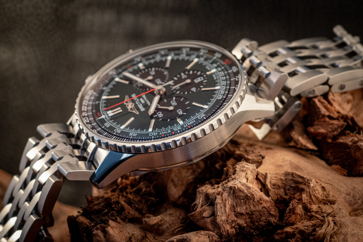 Breitling 2022 Navitimer 1 B01 Chronograph Green Dial Box And Papers Ref AB0137241L1A1