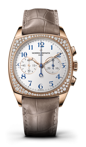Vacheron Constantin Harmony Chronograph Small Model Pink Gold / Diamond : Ref Number 5005S/000R-B053