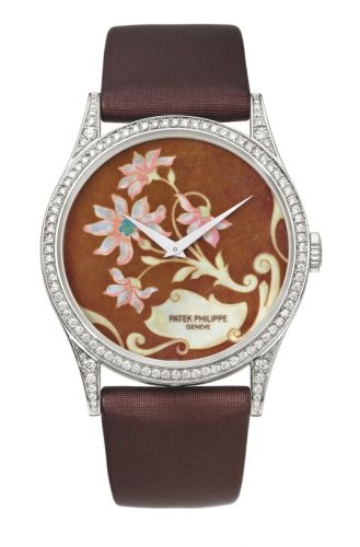 Patek Philippe Calatrava 5077 Floral Arabesques : Ref Number 5077/100P 013