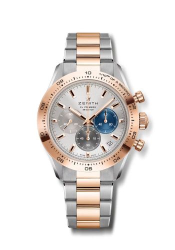 Zenith Chronomaster Sport Stainless Steel - Rose Gold / Silver / Bracelet : Ref Number 51.3100.3600/69.M3100