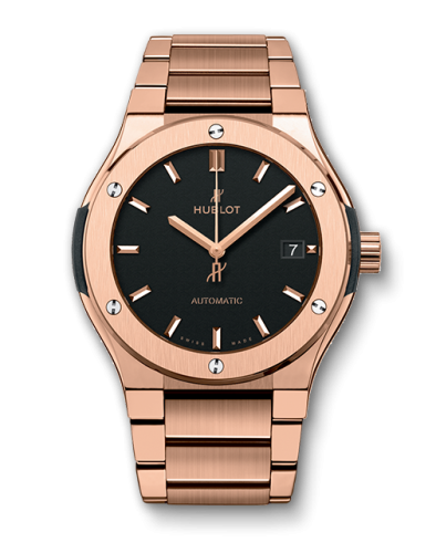 Hublot Classic Fusion 45 King Gold / Black / Bracelet : Ref Number 510.OX.1180.OX
