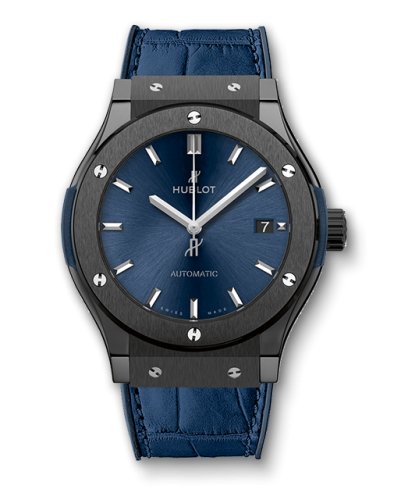 Hublot Classic Fusion 45 Ceramic / Blue : Ref Number 511.CM.7170.LR