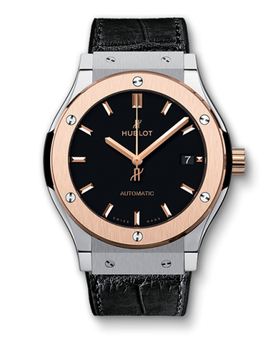 Hublot Classic Fusion 45 Titanium / King Gold / Black : Ref Number 511.NO.1181.LR