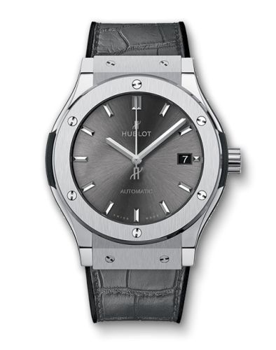 Hublot Classic Fusion 45 Titanium / Racing Grey : Ref Number 511.NX.7071.LR