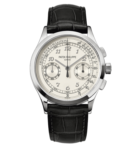Patek Philippe Chronograph 5170 White Gold / SIlver Pulsation : Ref Number 5170G-001