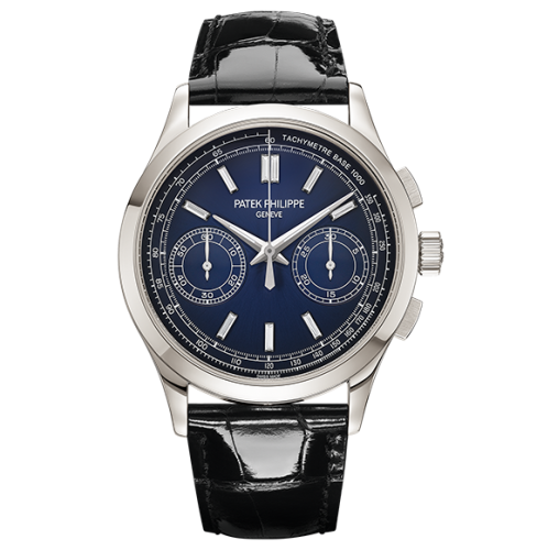 Patek Philippe Chronograph 5170 Platinum / Blue : Ref Number 5170P-001