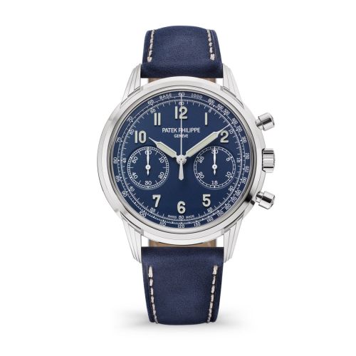 Patek Philippe Chronograph 5172 White Gold / Blue : Ref Number 5172G-001