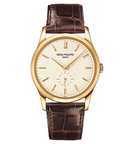 Patek Philippe Calatrava 5196 Yellow Gold / Silver : Ref Number 5196J-001