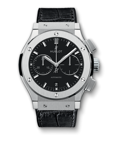 Hublot Classic Fusion 45 Chronograph Titanium / Black : Ref Number 521.NX.1171.LR