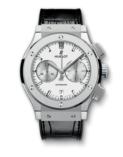 Hublot Classic Fusion 45 Chronograph Titanium / Opalin : Ref Number 521.NX.2611.LR