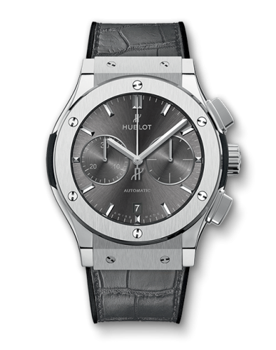 Hublot Classic Fusion 45 Chronograph Titanium / Racing Grey : Ref Number 521.NX.7071.LR
