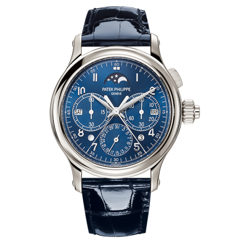 Patek Philippe Perpetual Calendar Split-Seconds Chronograph 5372 Platinum / Blue : Ref Number 5372P-001