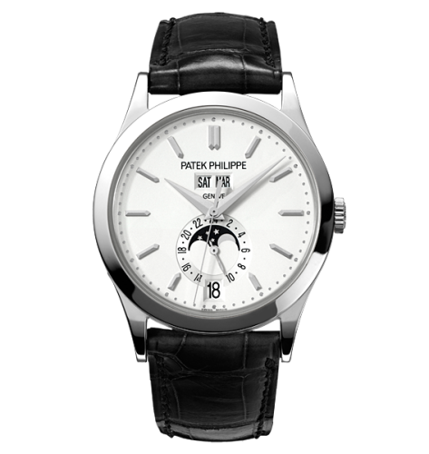 Annual Calendar 5396 White Gold / Silver
