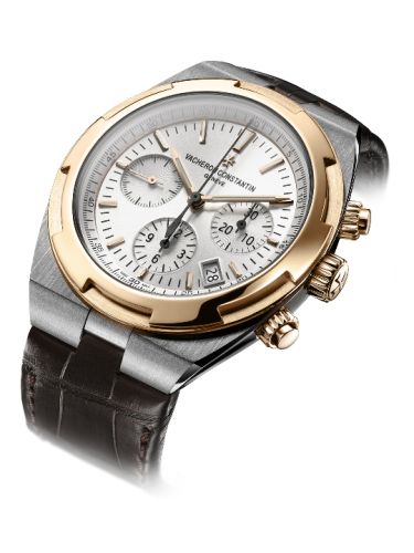 Vacheron Constantin Overseas Chronograph Stainless Steel / Pink Gold / Silver : Ref Number 5500V/000M-B074