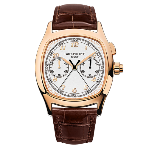 Patek Philippe Split-Seconds Chronograph 5950 Rose Gold / Silver : Ref Number 5950R-001